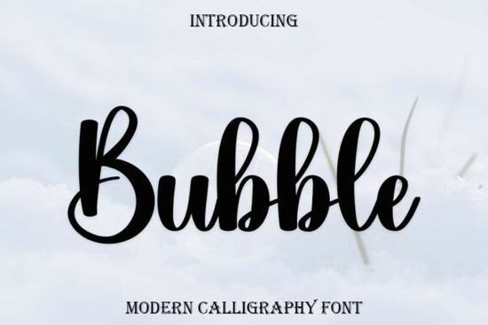 Bubble Font